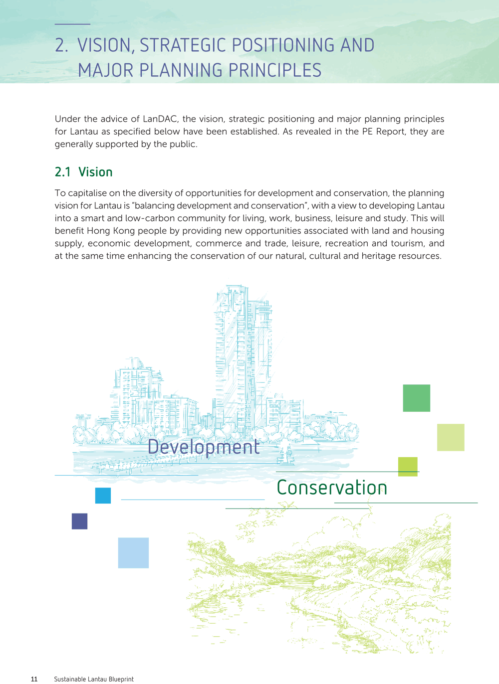 Sustainable Lantau Blueprint (full report) by HKSAR Civil Engineering and Development Department.