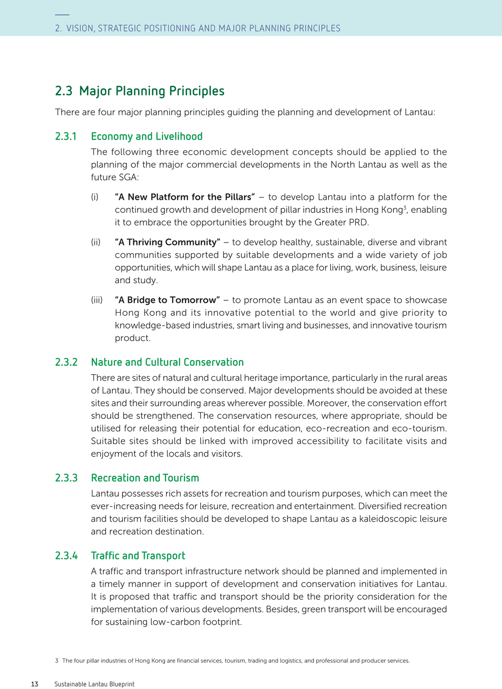 Sustainable Lantau Blueprint (full report) by HKSAR Civil Engineering and Development Department.