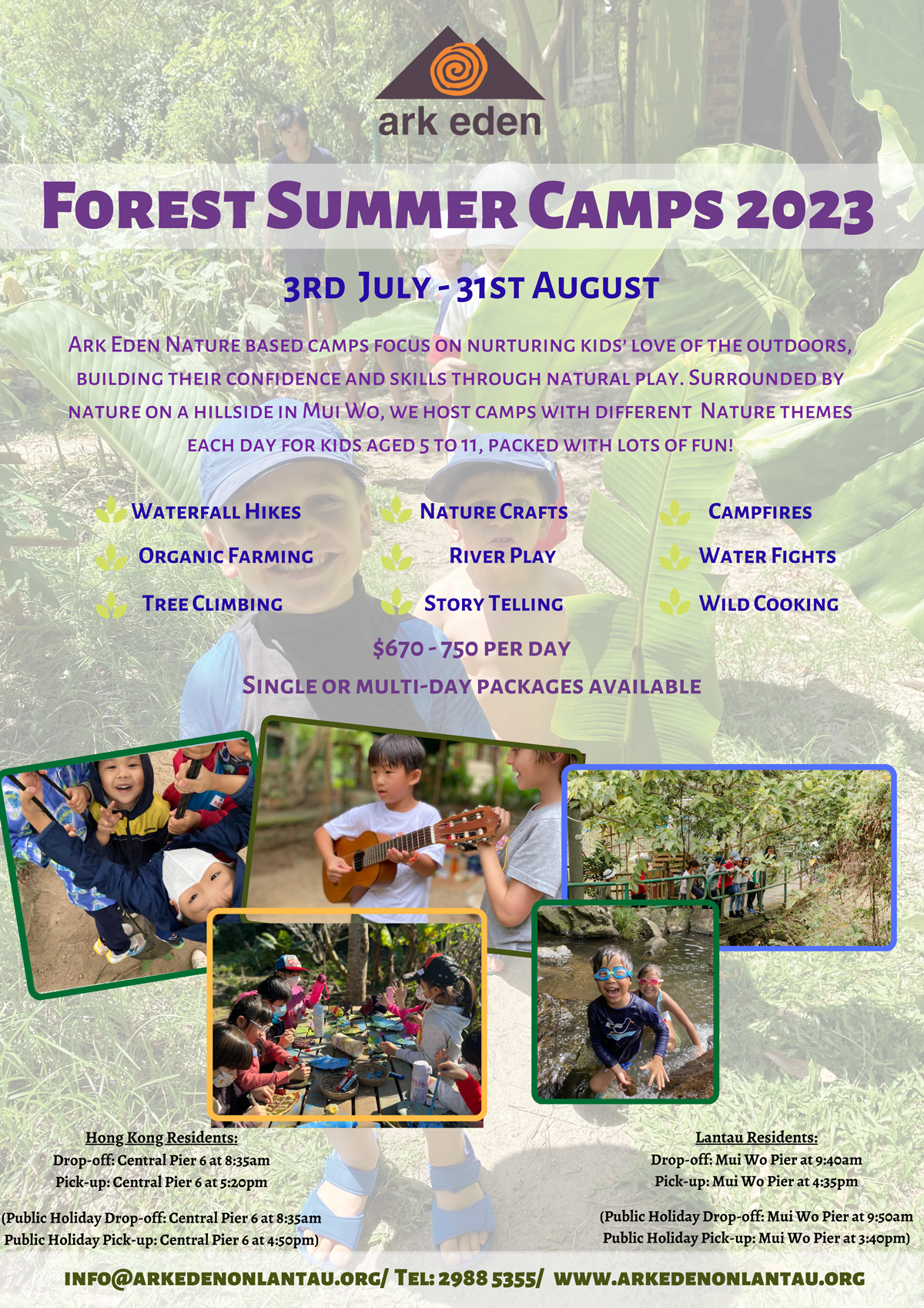 Kids love nature -- summer camps