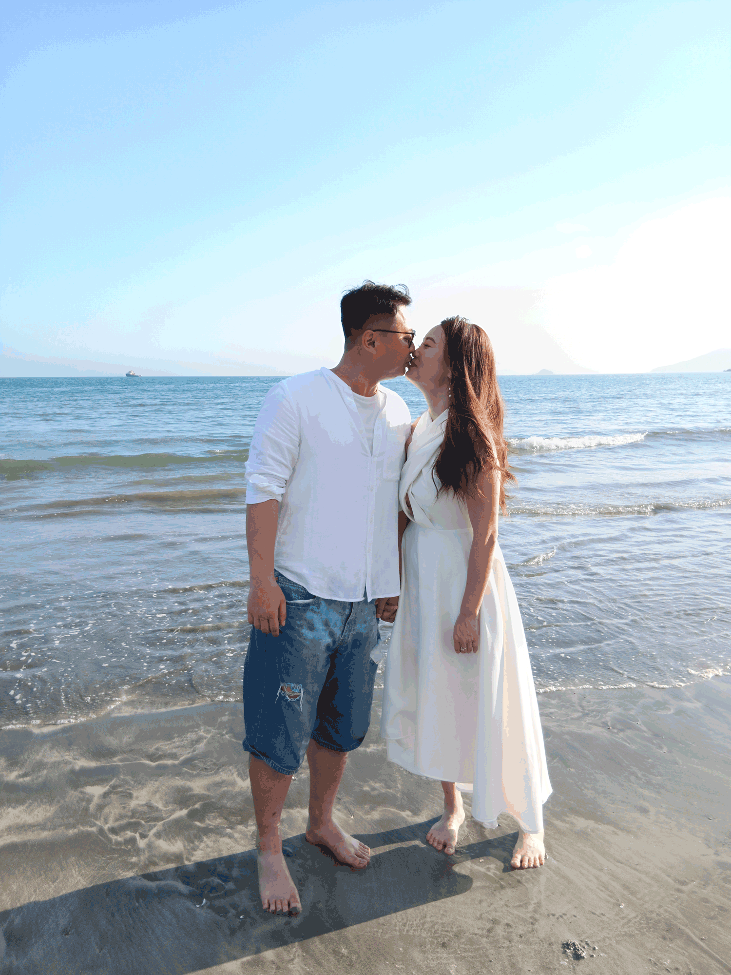 They said yes -- beach wedding photos