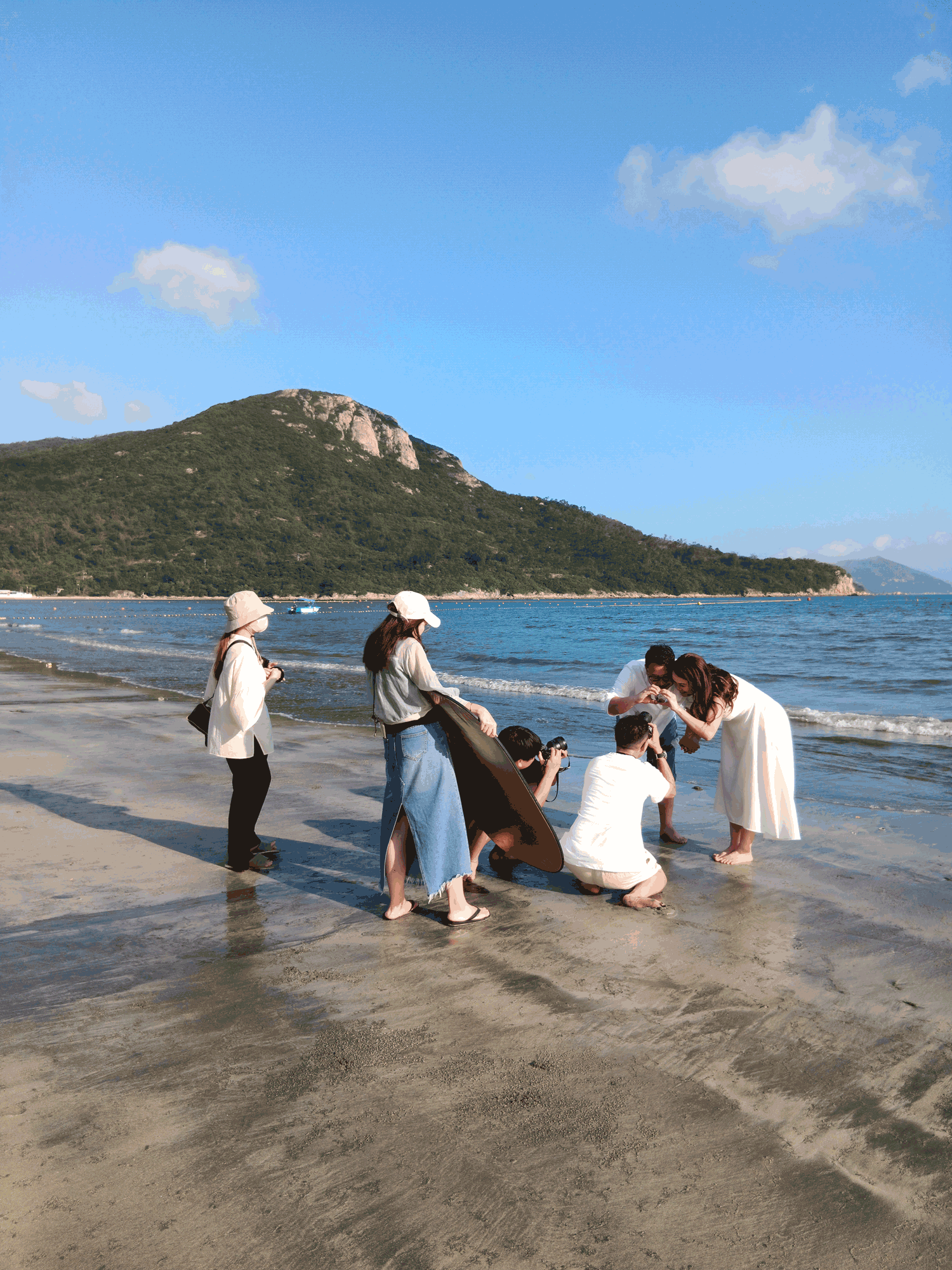 They said yes -- beach wedding photos