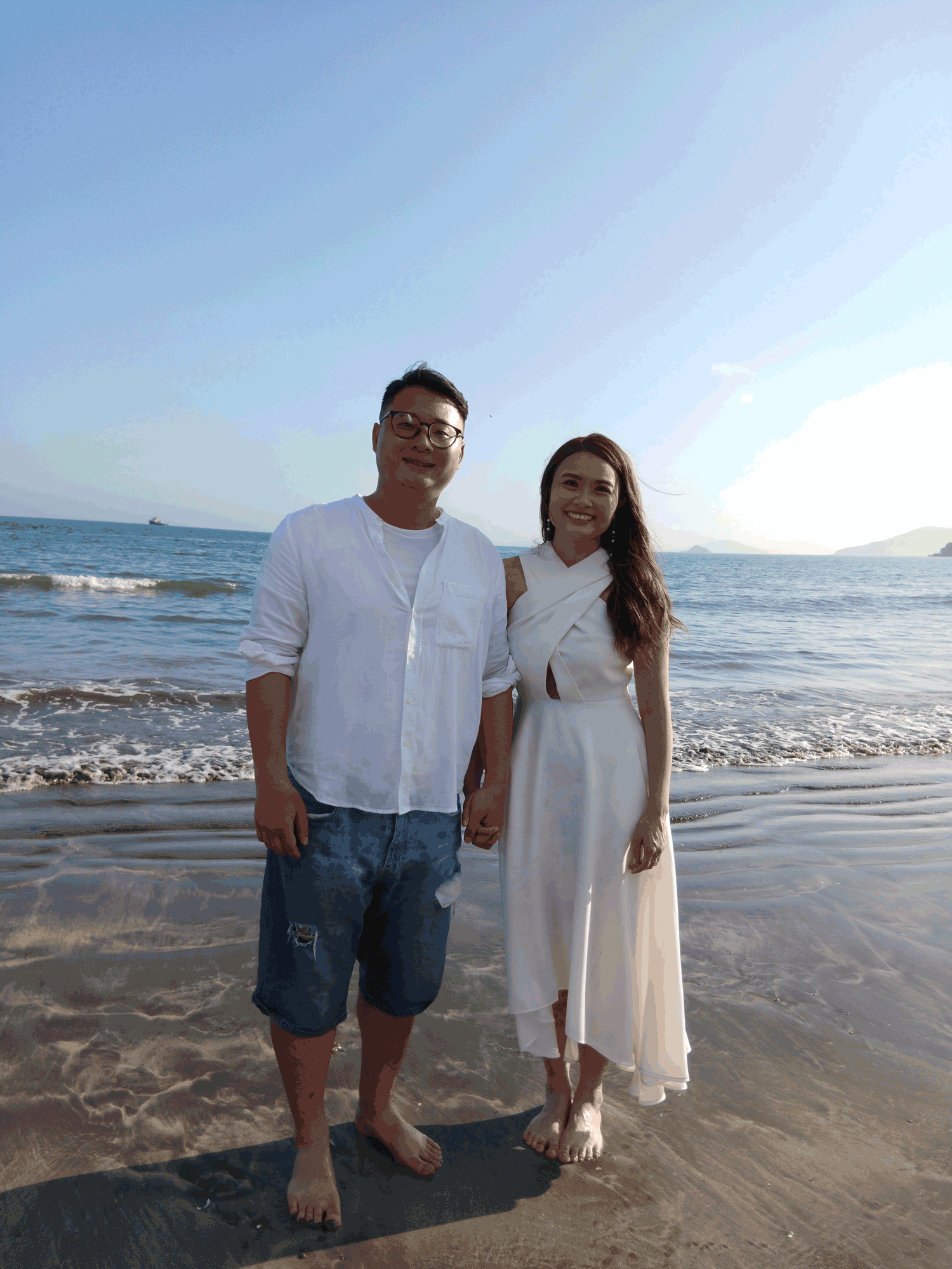 They said yes -- beach wedding photos